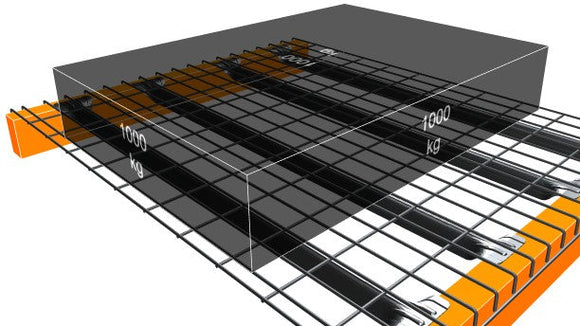 Detailansicht MantaMESH® Drahtgitterboden mit stabilem Prägeprofil und gesäumten Kanten