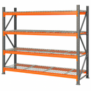 MantaMESH® Drahtgitterboden montiert im Hochregal – sichere und belastbare Lagerfläche