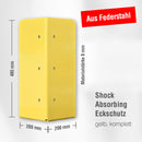 Eckschutz für Regale aus Federstahl